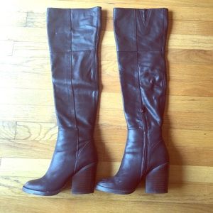 Aldo over the knee heeled boots