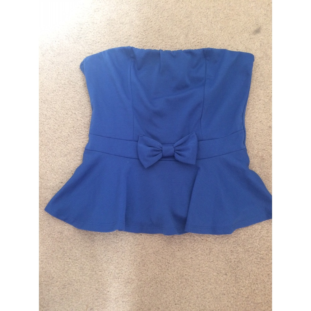 Peplum Bow Top