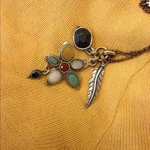 Lucky brand charm necklace