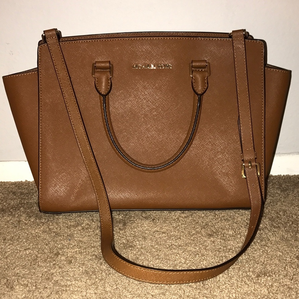 Lrg brown Selma handbag Michael kors