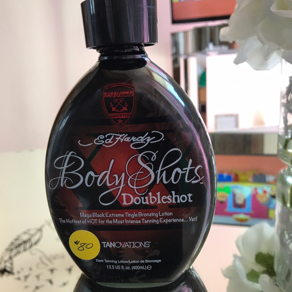 Ed hardy body shots tanning lotion