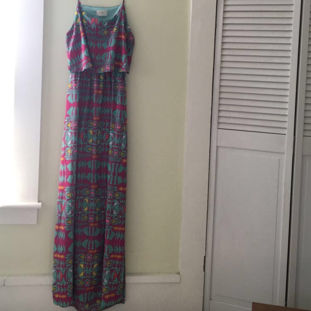 Colorful maxi dress