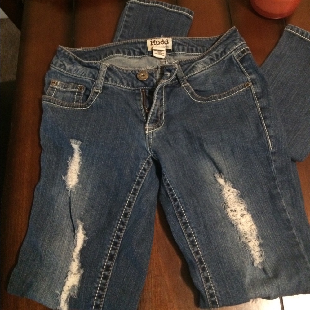 Distressed Skinny Jeans