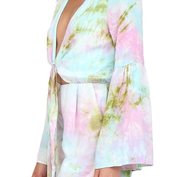 49 off Pants TODAY ONLY! Pastel MultiColor Tie Dye Romper from Kat