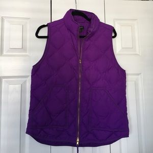 J. Crew Factory purple vest