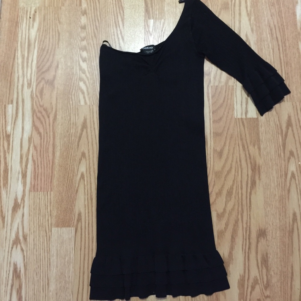 BNWOT bebe one shoulder bodycon dress