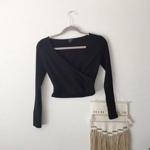 Ribbed Cropped Long Sleeve
