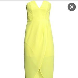 H&M yellow dress