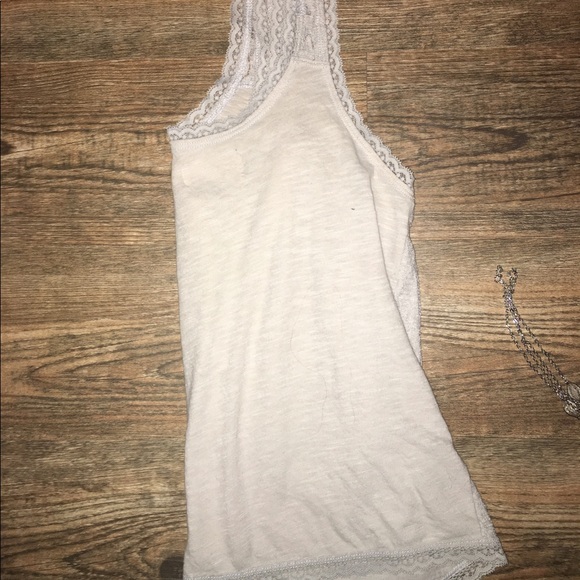 Grey Lace Tank Top - Picture 2 of 2