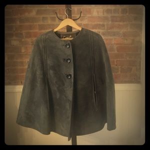 Coach Shearling Cape