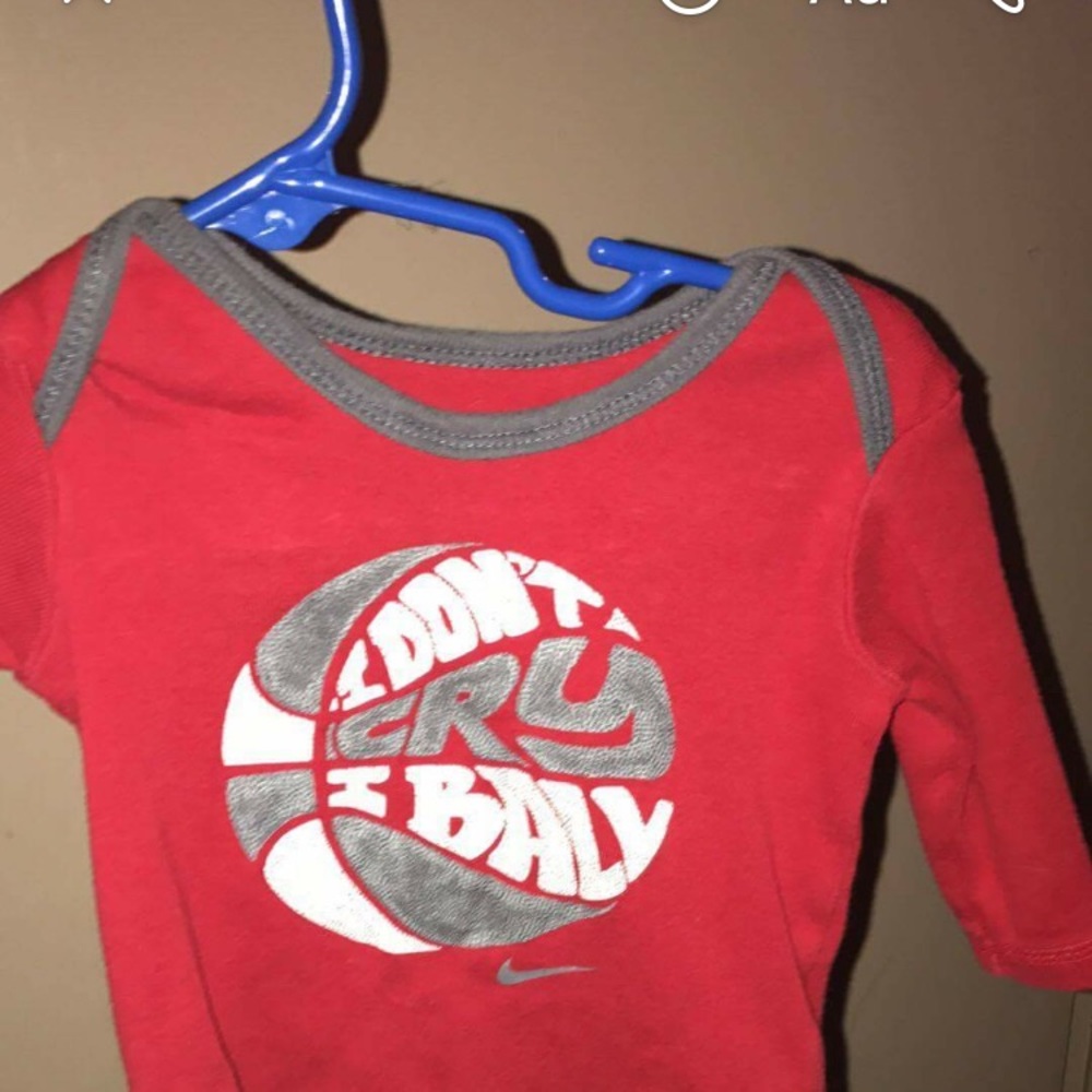 Nike long sleeve onesie