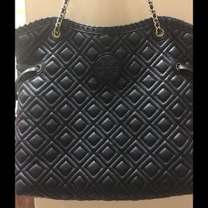 Tori Burch Marion Quilted Slouchy Tote