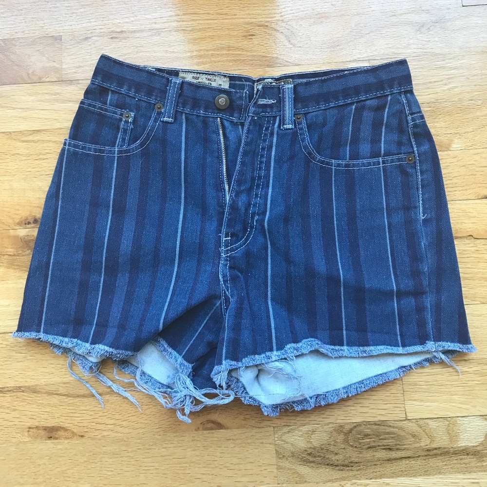 High Waisted denim shorts