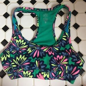 Old Navy Multicolored Vibrant Sports-Bra