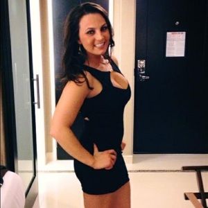 Asos Petite Cut Out Mini Bodycon Dress