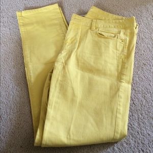 Yellow loft pants