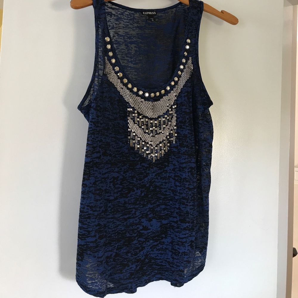 Embellished tank