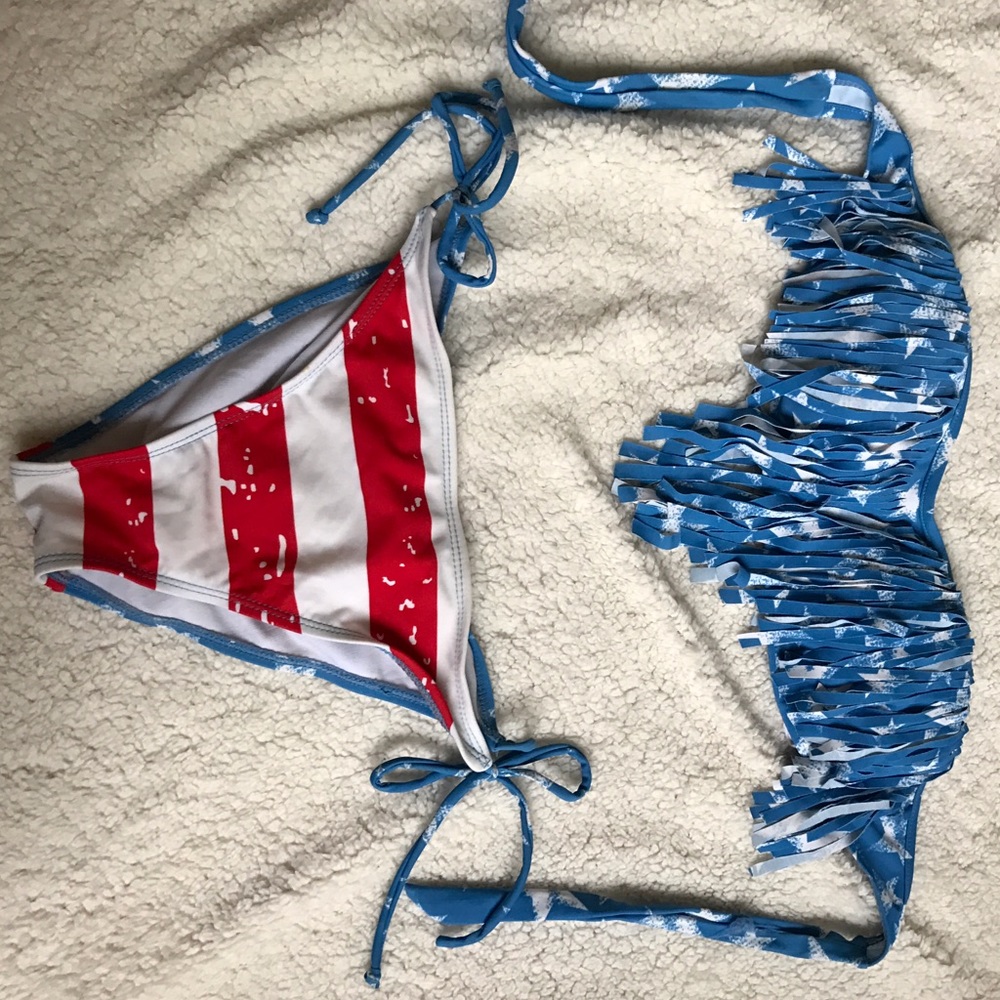 American Flag Bikini Set