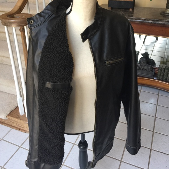 Guess Men's Motorcycle Jacket - Picture 3 of 4
