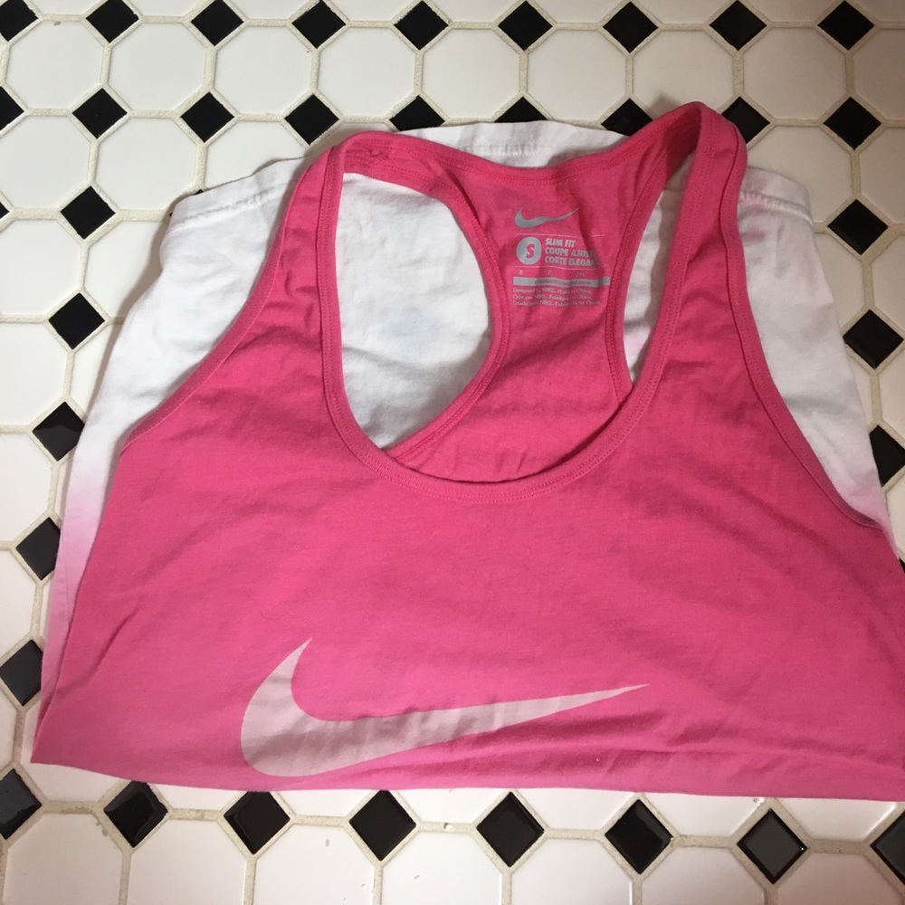 Nike Hombre Pink Workout Top
