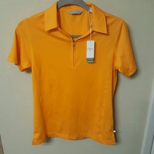 BNWT Pretty Orange Callaway Golf Polo