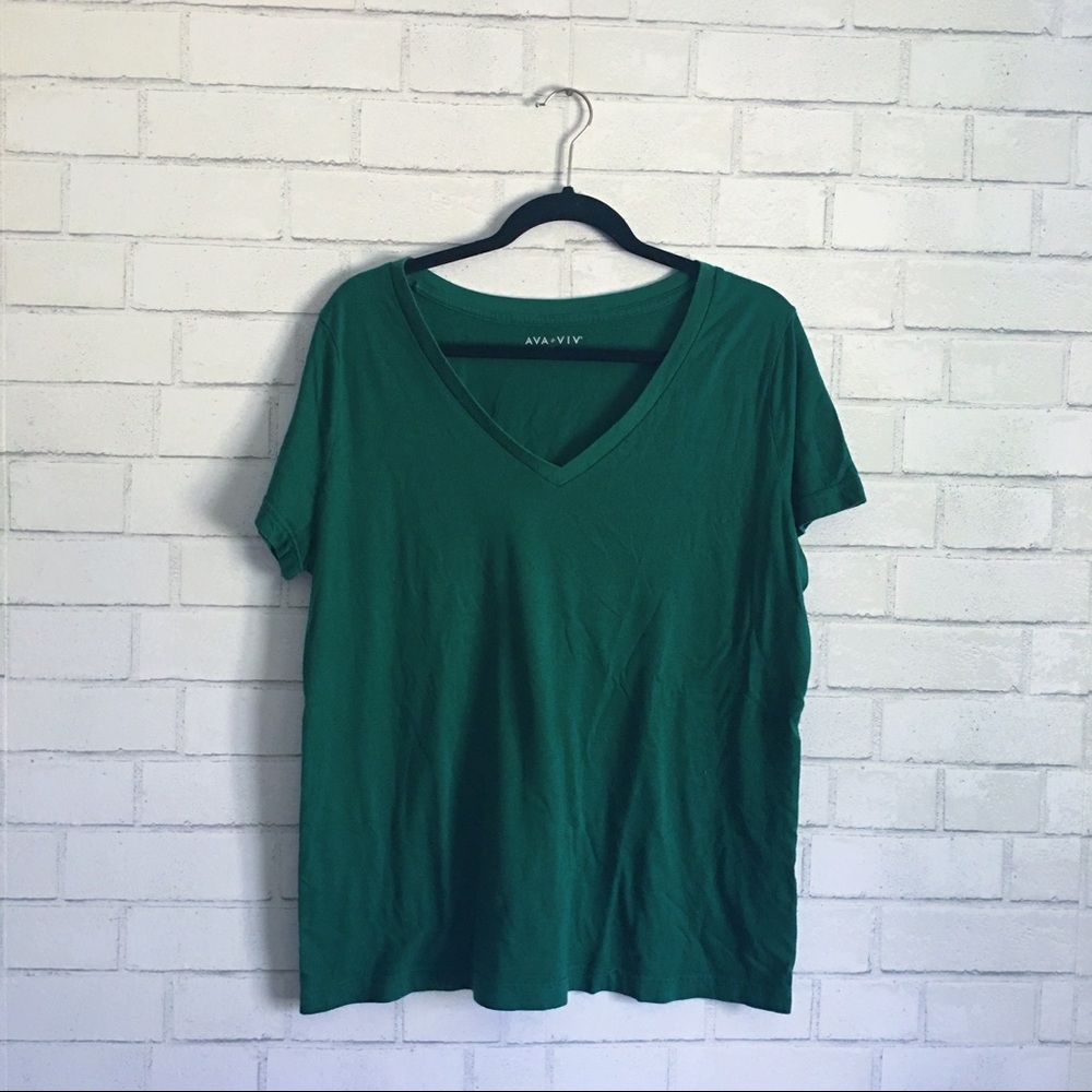 Ava & Viv V neck Tee