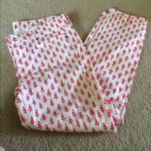 J crew cropped match stick capris