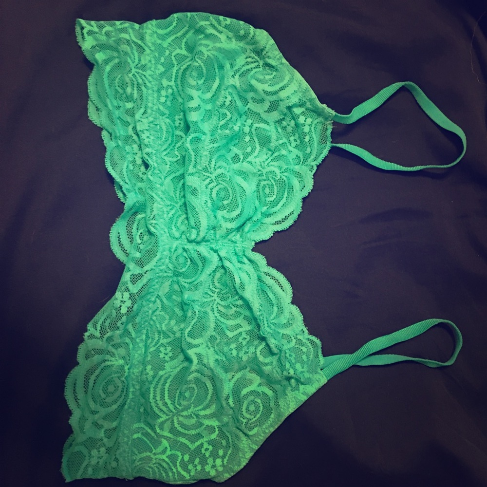 Teal bralette size large