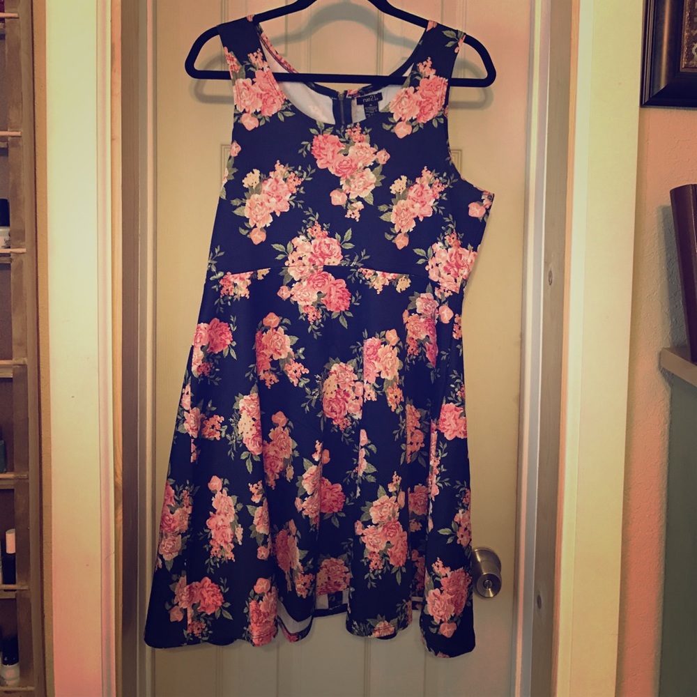 Floral Fit & Flare Dress