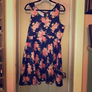 Floral Fit & Flare Dress