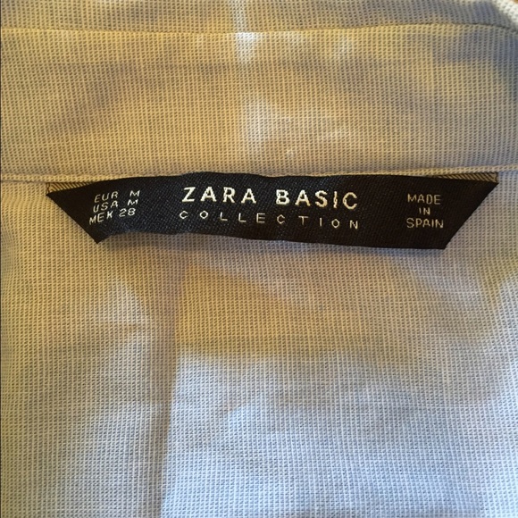 Zara Military Patch Button Down Blouse - Picture 4 of 4