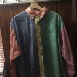 Ralph lauren button down.  Spring/summer colors