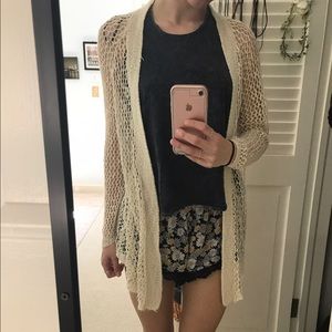 Forever 21 Crochet Cardigan