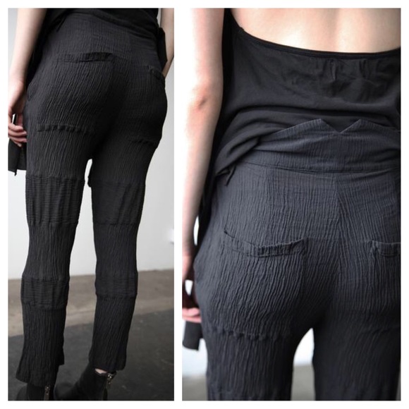 Lost & Found Ria Dunn Cotton-Silk Trousers - Picture 2 of 6