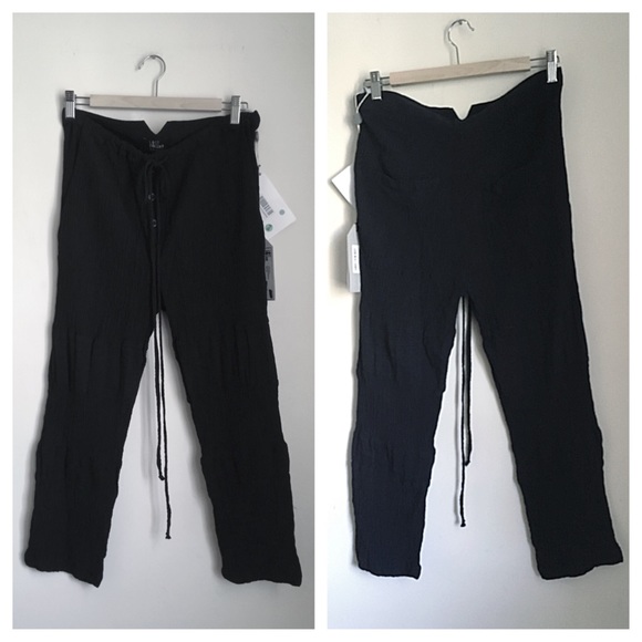 Lost & Found Ria Dunn Cotton-Silk Trousers - Picture 3 of 6
