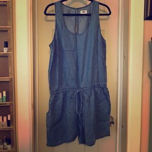 Chambray Romper