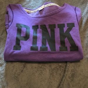 VS PINK CREW SWEATSHIRT