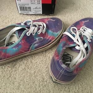 Tie dye vans.