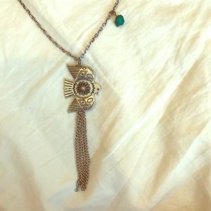 LONG BIRD NECKLACE