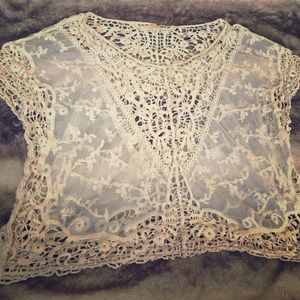 White Lace Blouse