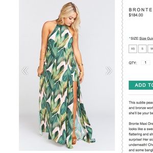 Bronte Maxi Dress - Peachy Palm