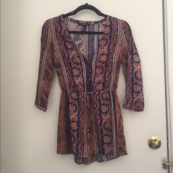 Bohemian Summer Romper - Picture 2 of 4