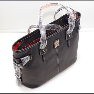 Dooney & Bourke Black Davis Tassel Shopper