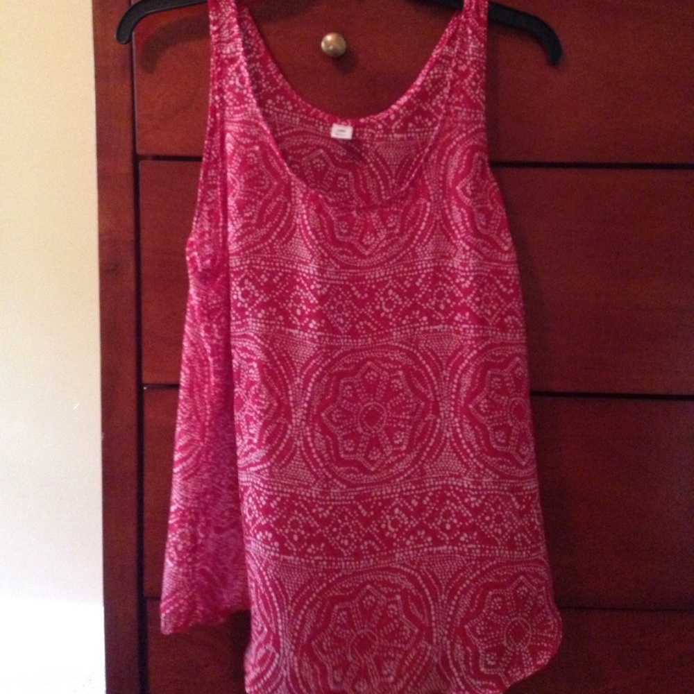 Sleeveless sheer top