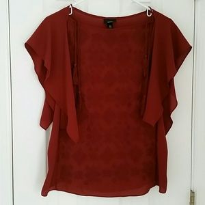 NWOT Rust color blouse