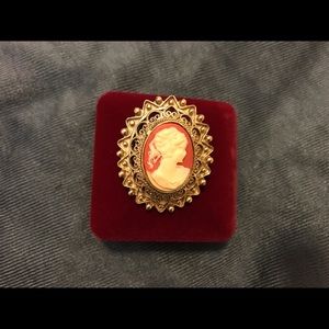 Classic cameo brooch