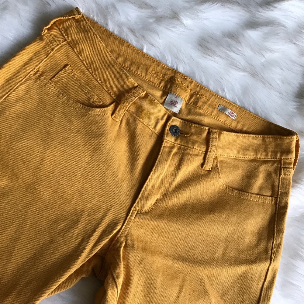 Super Skinny Mustard Pants