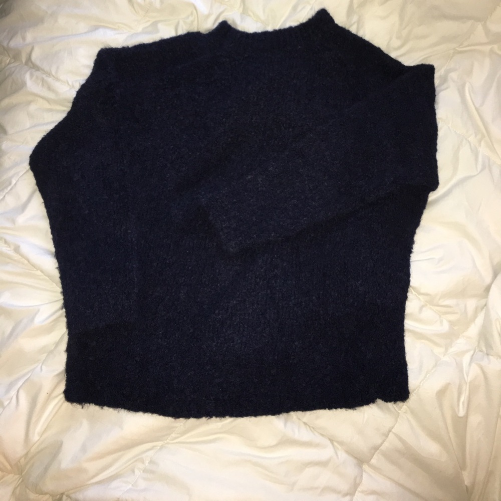 JCrew navy wool sweater