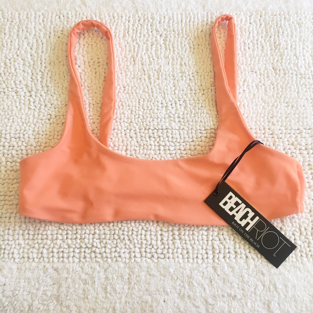 Beach Riot Pink Bikini Top