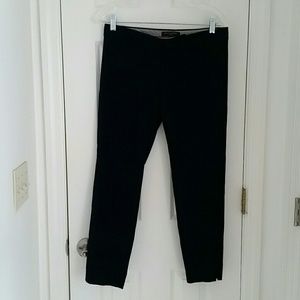 Navy ankle length pants